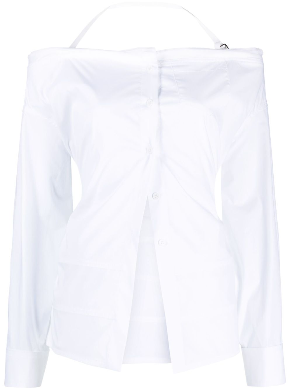 La chemise Peplo blouse - White