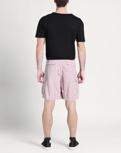 Man Shorts & Bermuda Shorts Pink Size 34 Cotton, Linen