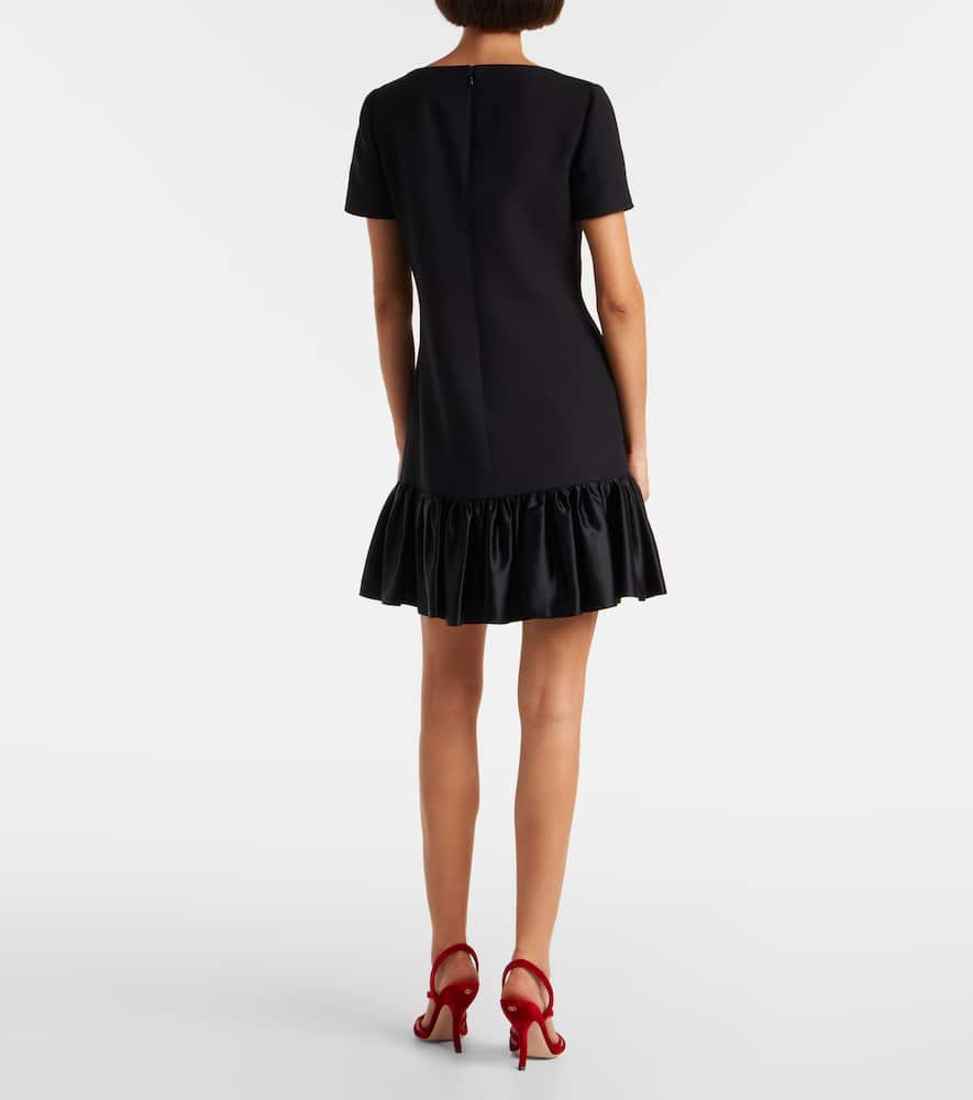 Crepe Couture ruffled minidress