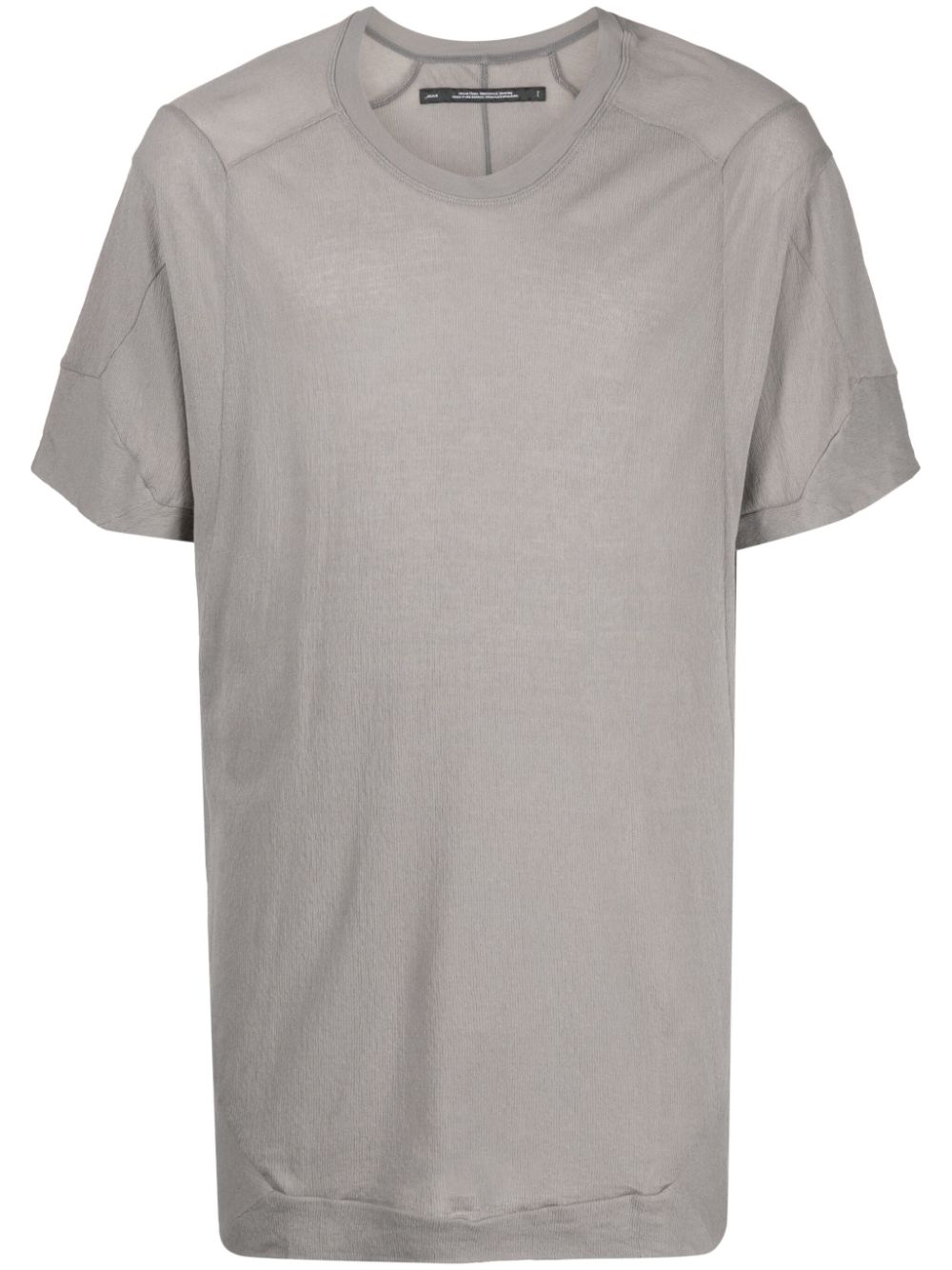 Panelled cotton shirt - Grey