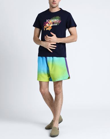 Man T-shirt Navy blue