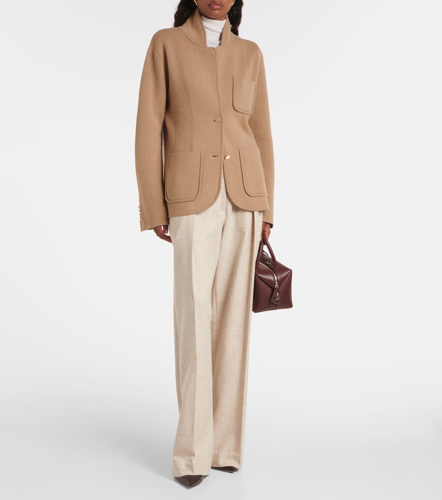 Wool and cashmere blazer