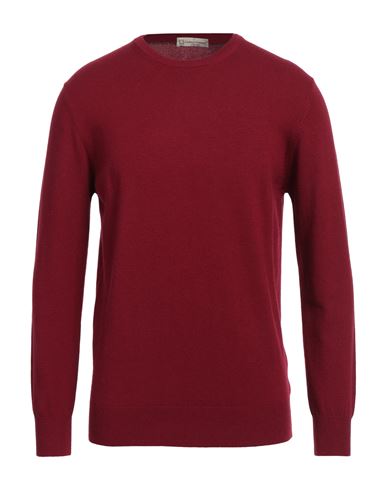 Cashmere Company Man Sweater Burgundy Size 40 Wool, Cashmere