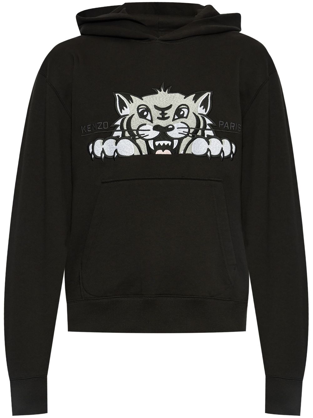 Happy Tiger hoodie - Black