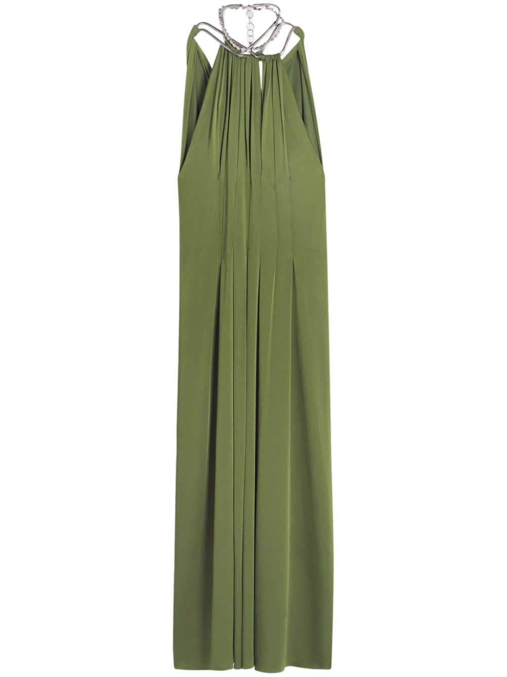 Halterneck maxi dress - Green