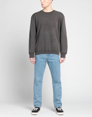 Cashmere Company Man Sweater Lead Size 40 Cotton, Linen