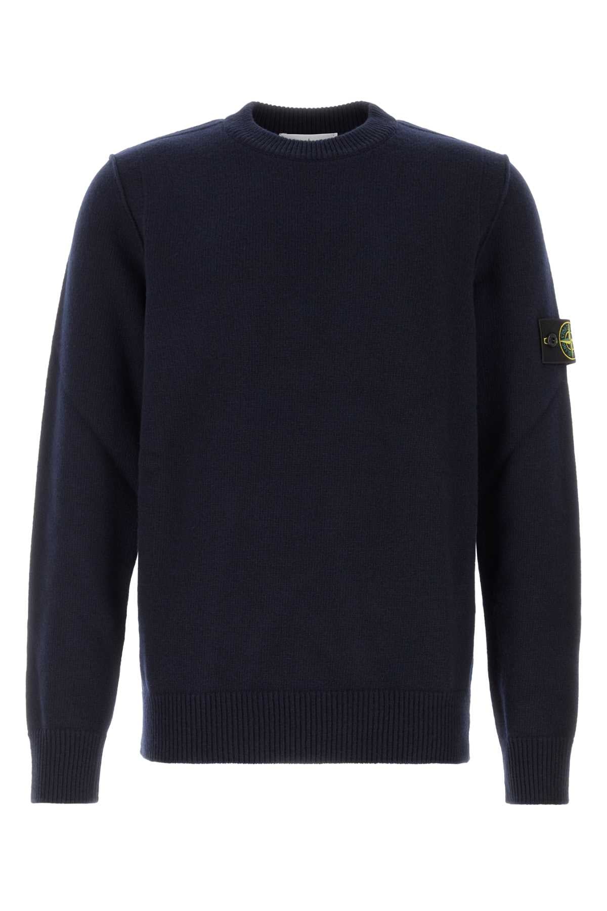 Neck Sweater — Navy