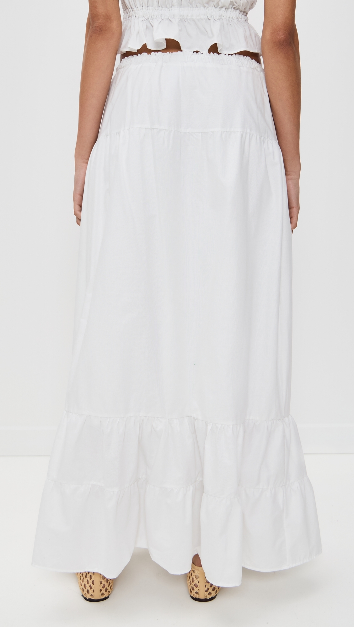 Peixoto Riley Maxi Skirt White