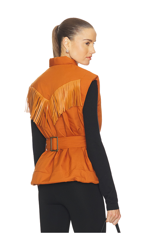 We Norwegians Western Vest in Brown. XS also in L