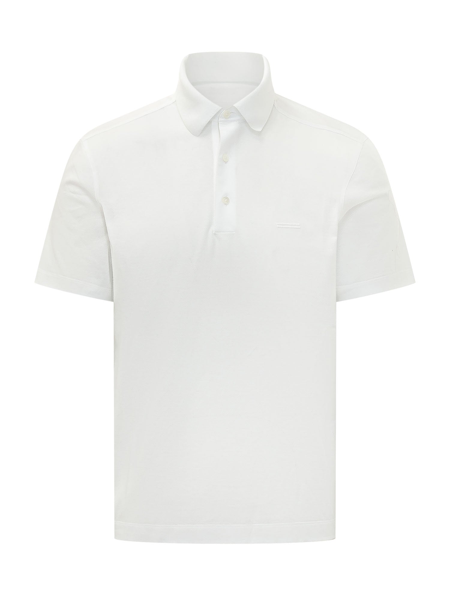 Mini Polo Shirt with Sleeves and Buttoned Collar