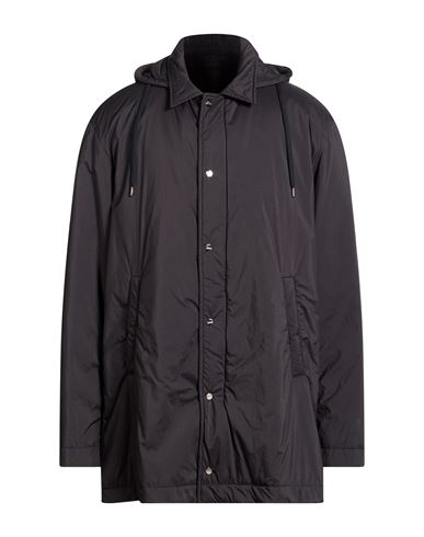 Man Coat Midnight blue Size 44 Polyamide
