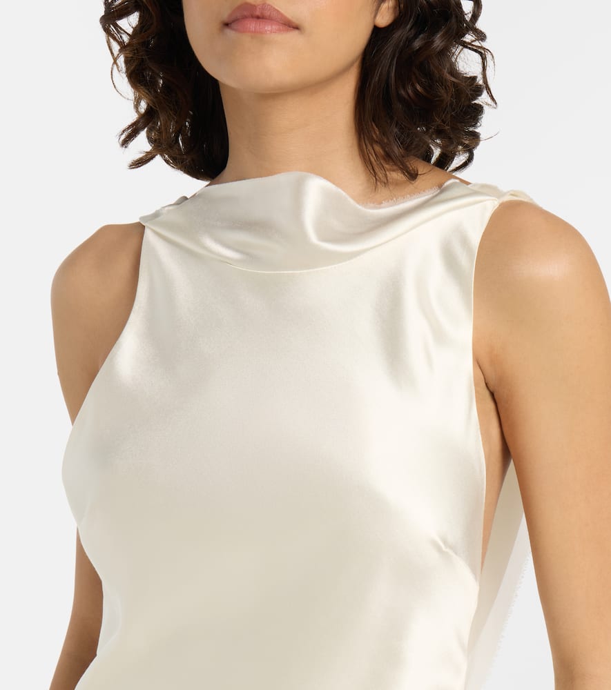 Bridal Arlo wool and silk gown
