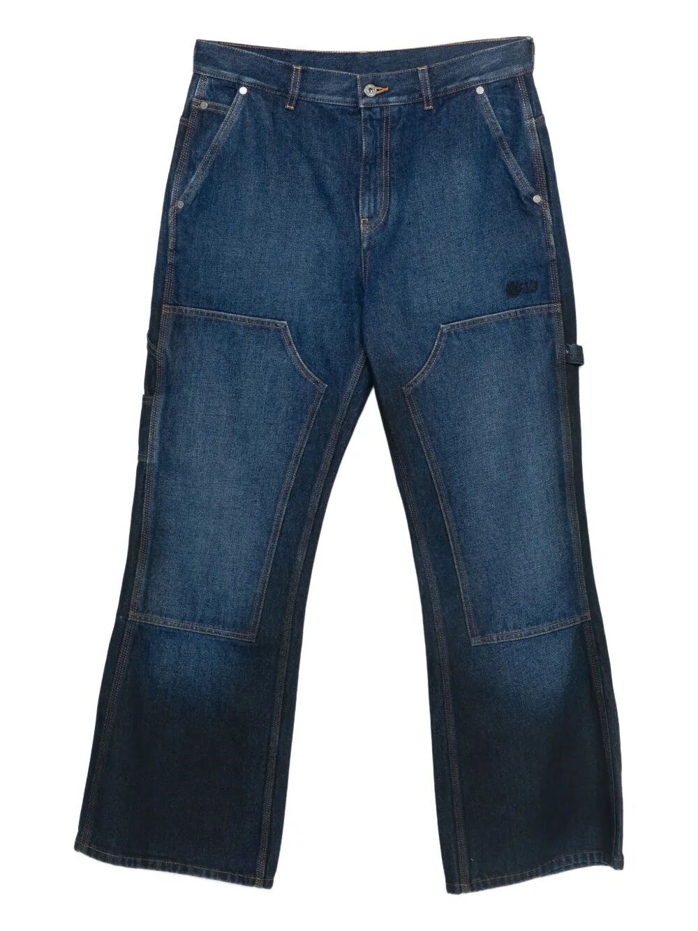 `Gothic Ow` Flare Carpenter Jeans