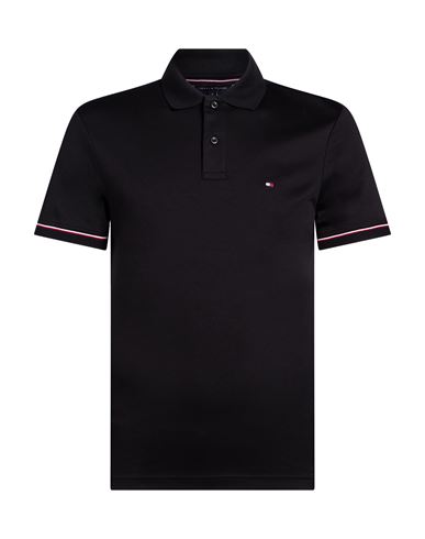 Man Polo shirt Black Size XL Cotton