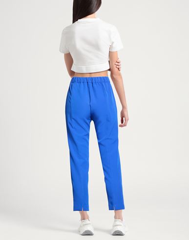 Woman Pants Bright blue Size 4 Polyester, Elastane
