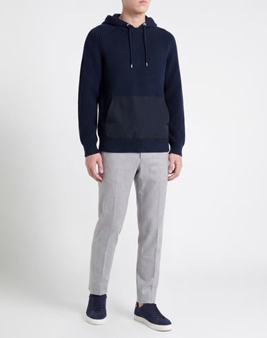 Man Sweater Navy Size L Wool, Polyamide