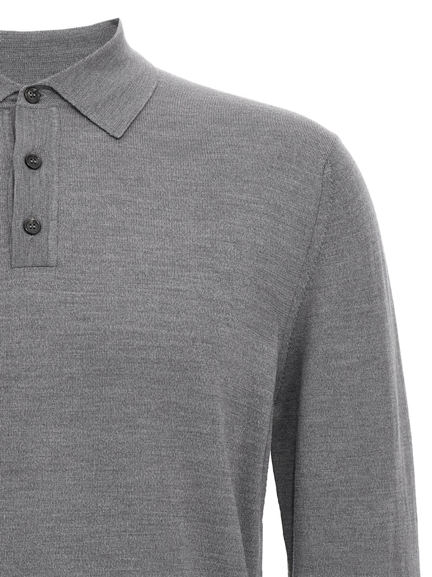 Virgin Wool Polo Shirt