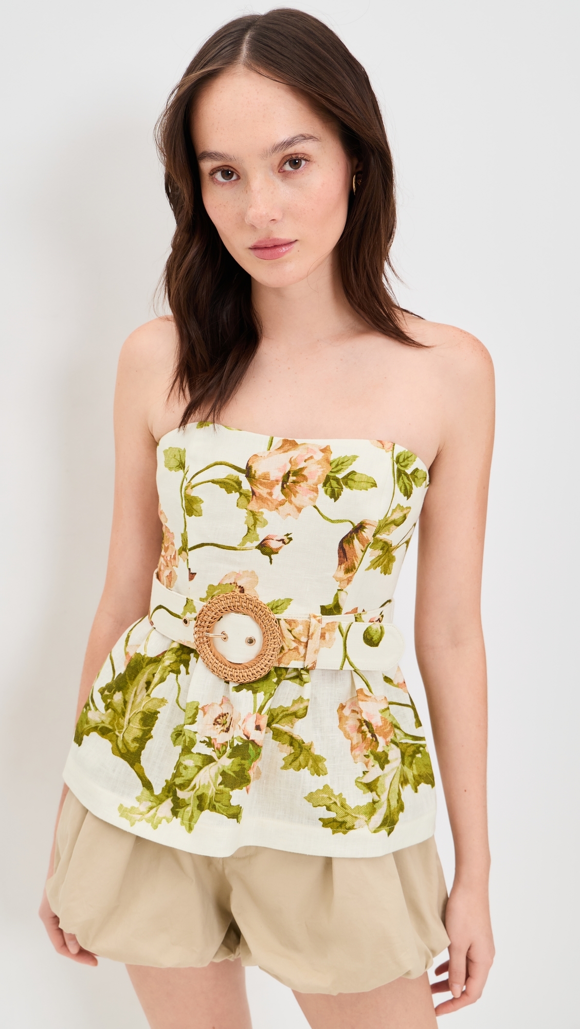 Tilda Top Lockwood Flora Egret