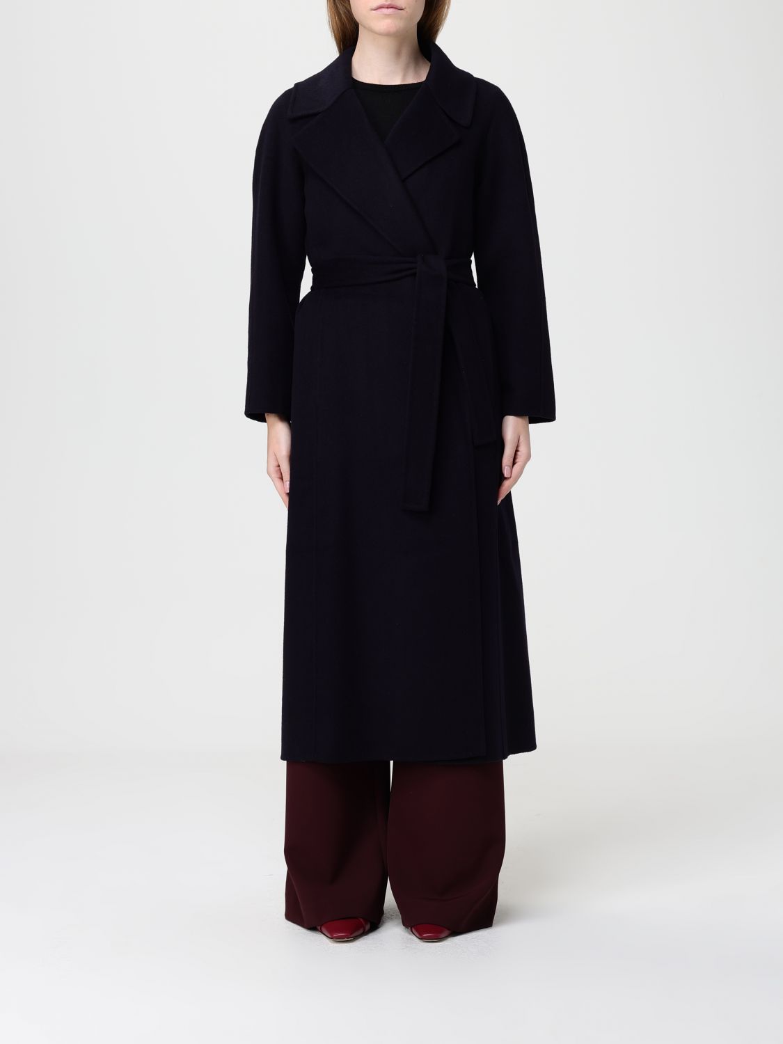Coat PALTÒ Woman color Blue