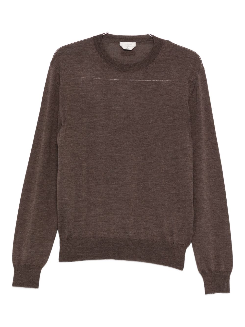 Crew-neck jumper - Brown