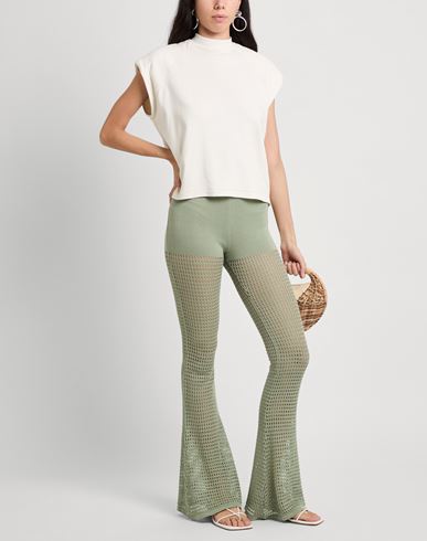 Woman Pants Sage green