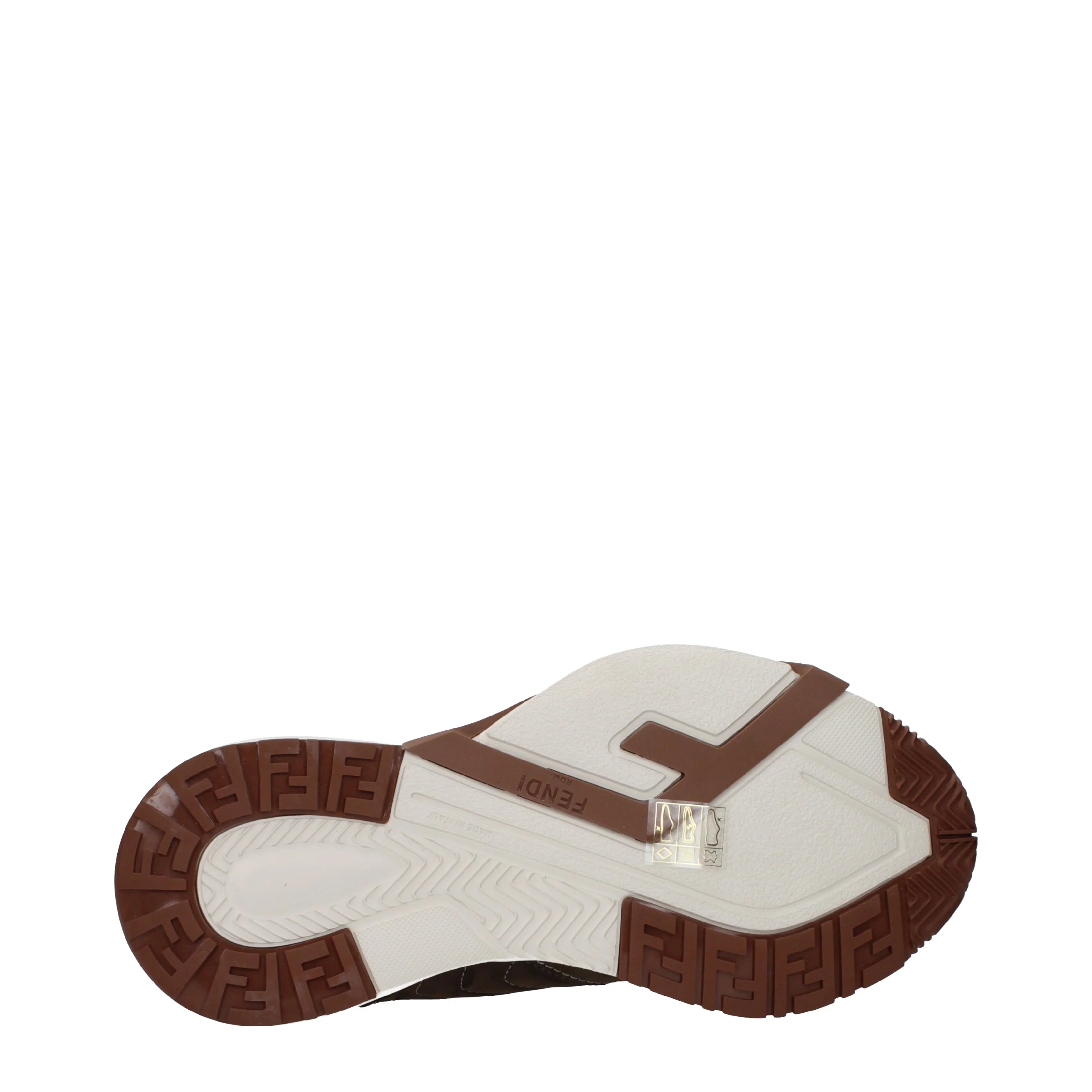 Fendi Flow Women's Sneakers Brown Suede
