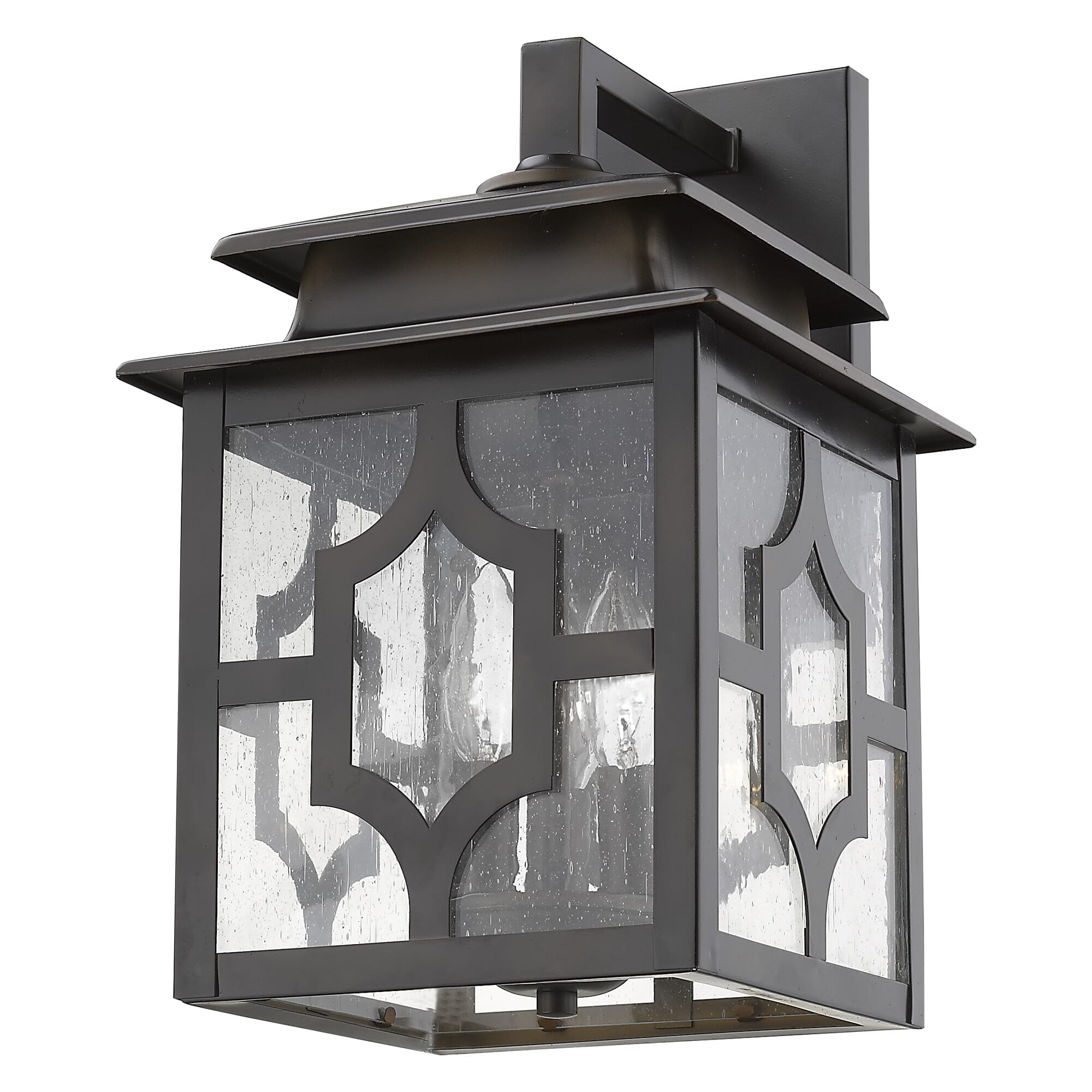 Oil-Rubbed Bronze Three Light Wall Sconce from the Calvert Collection