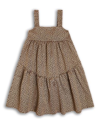 Kid Girl Kids' dress Camel Size 14 Polyester, Cotton, Elastane