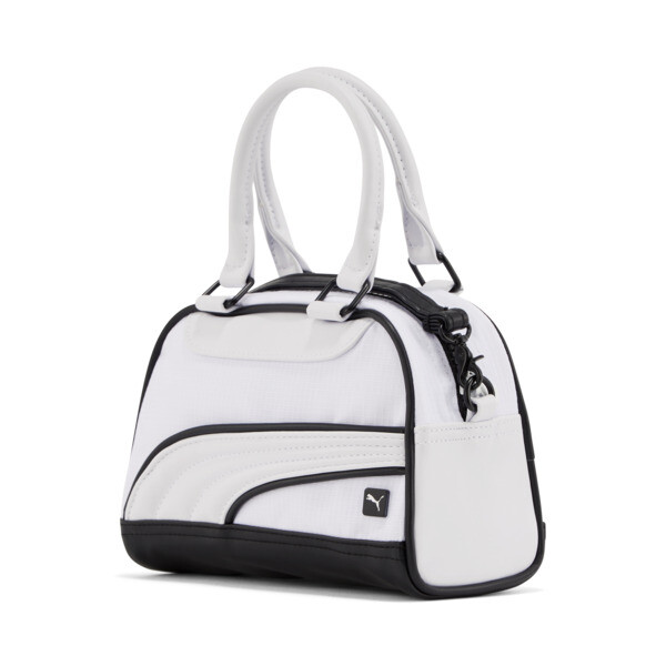 PUMA Women's Mini Grip Crossbody Bag in White