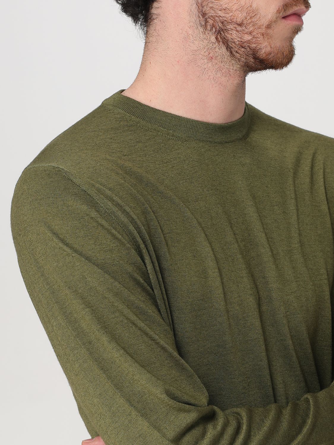 Sweater Men color Military