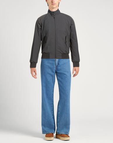 Man Jacket Grey Size 46 Cotton, Polyester