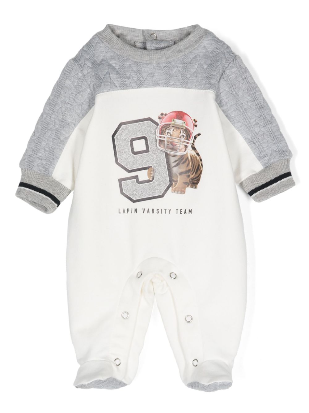Tiger-print pyjamas - White
