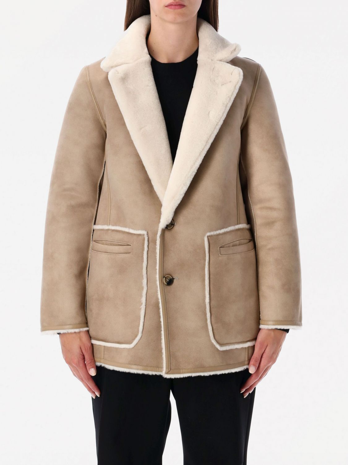 Coat Woman color Beige