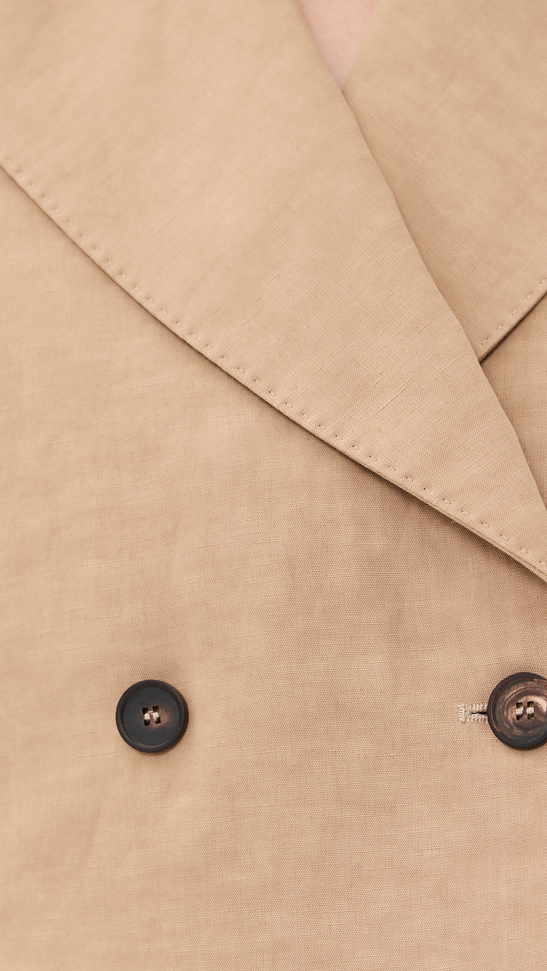 Circle Shape Blazer Dark Ecru