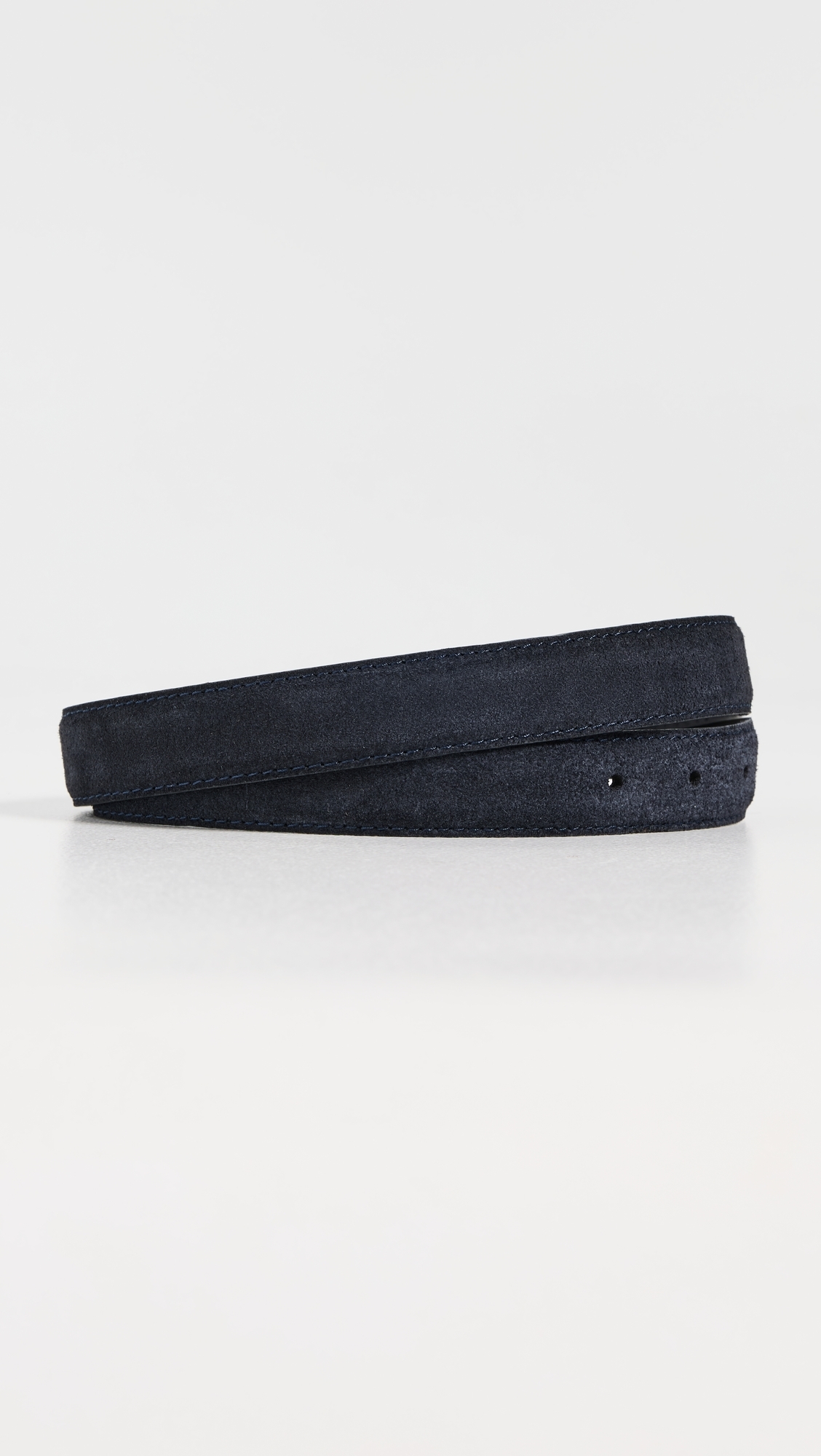 Metal Keeper Belt in Suede Juniper Berry Suede