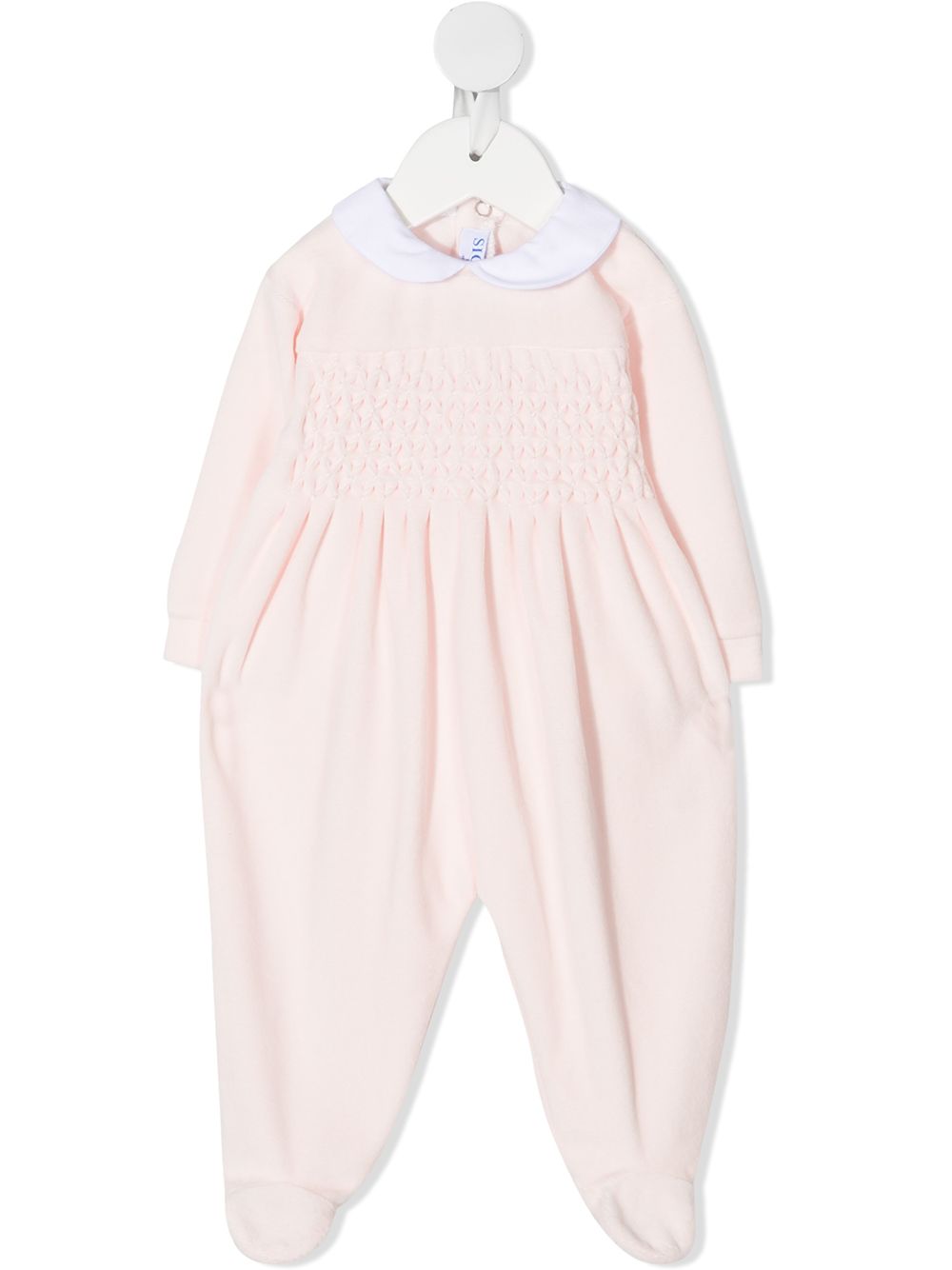 Diamond-knit pattern pyjamas - Pink