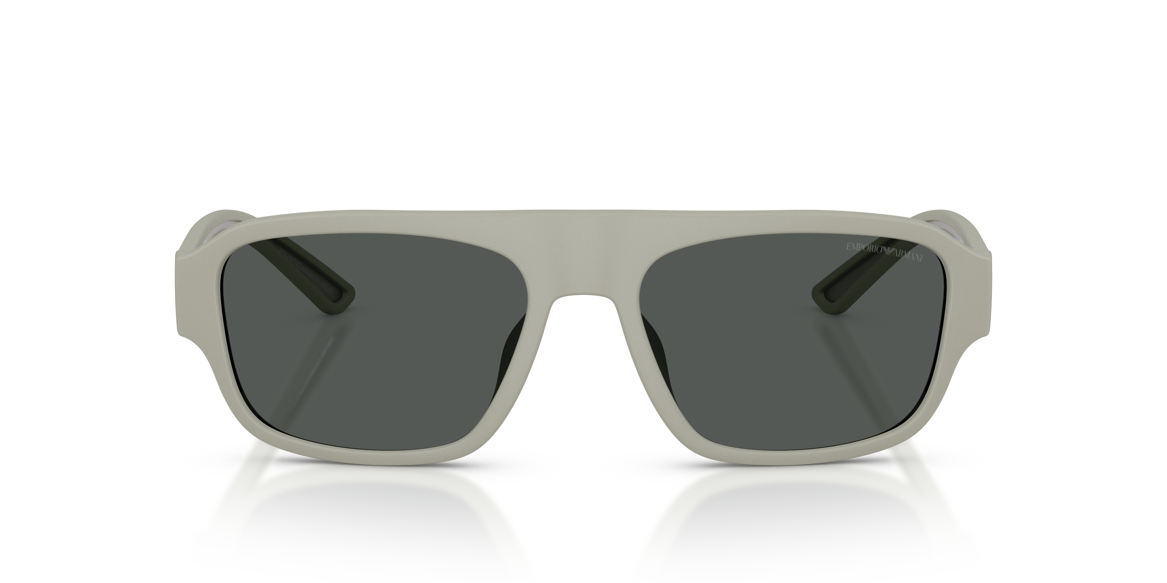 Emporio Armani Man Emporio Armani EA4266U 636087 Sunglasses Injected Grey Grey Geometric Norma