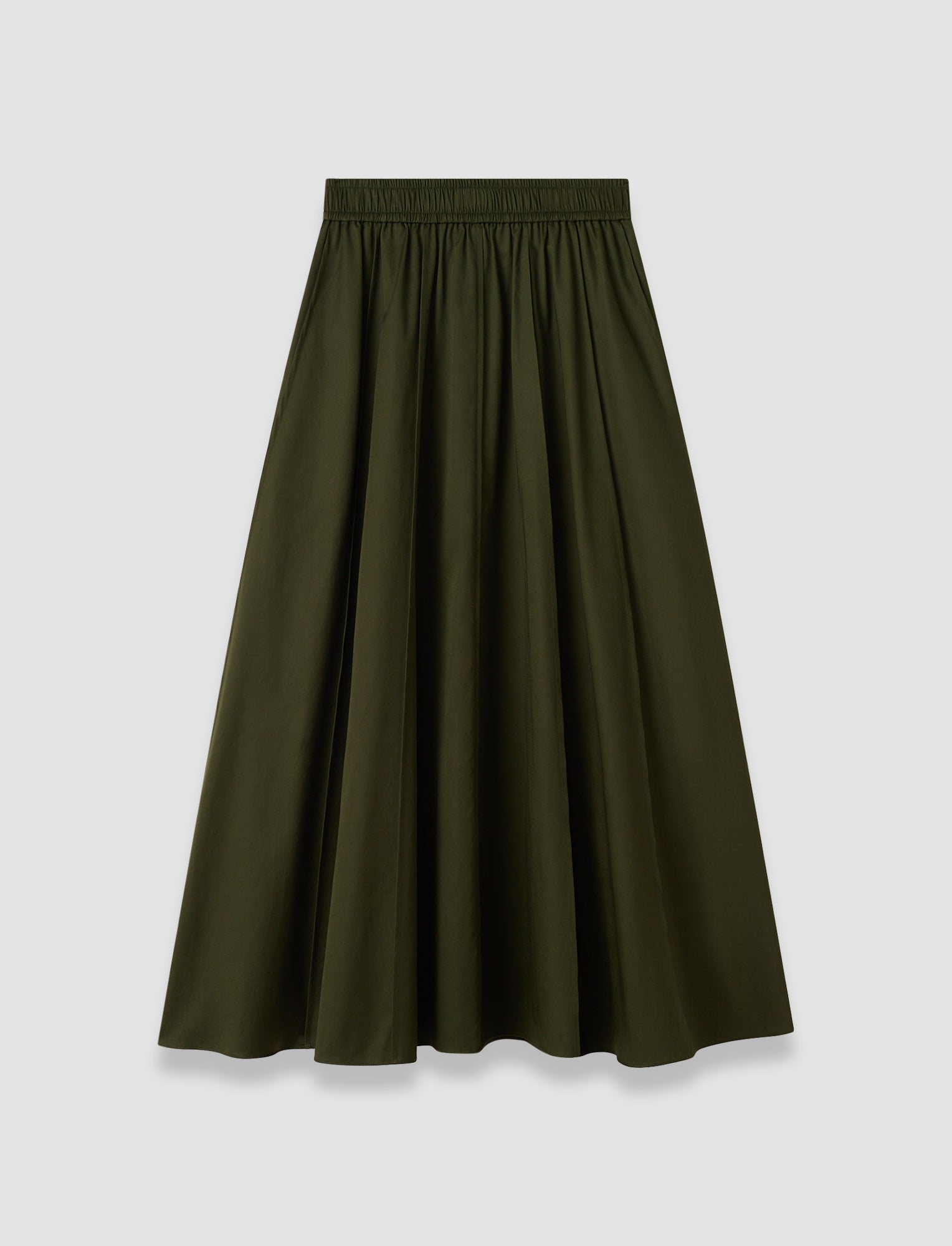 Manar Cotton Sateen Skirt - 34