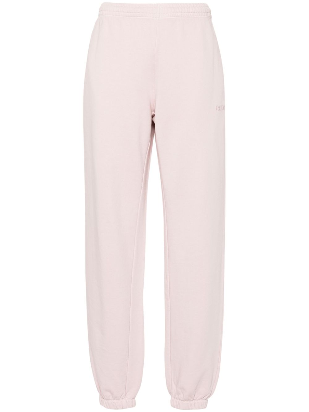 Logo-embroidered track pants - Pink