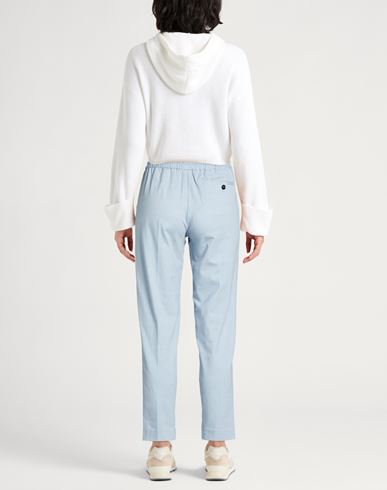 Woman Pants Light blue Size 8 Cotton, Elastane