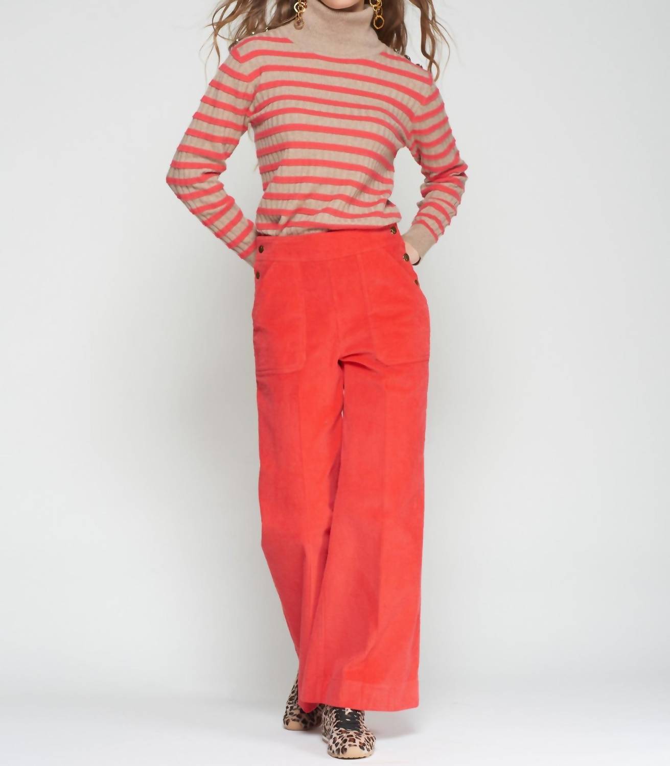 Women's Muriel Pants In Orange