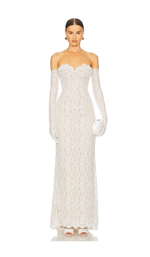 Bronx Banco Kiera Gown in White. - M also in L