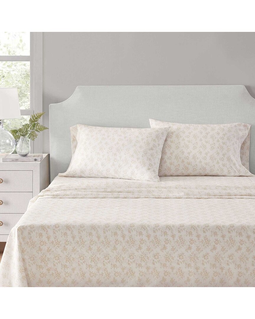 MS Core Floral Cotton Percale Sheet Set