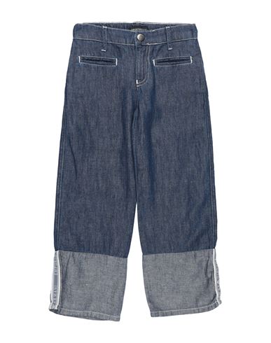 Kid Girl Jeans Blue Size 10 Cotton, Linen