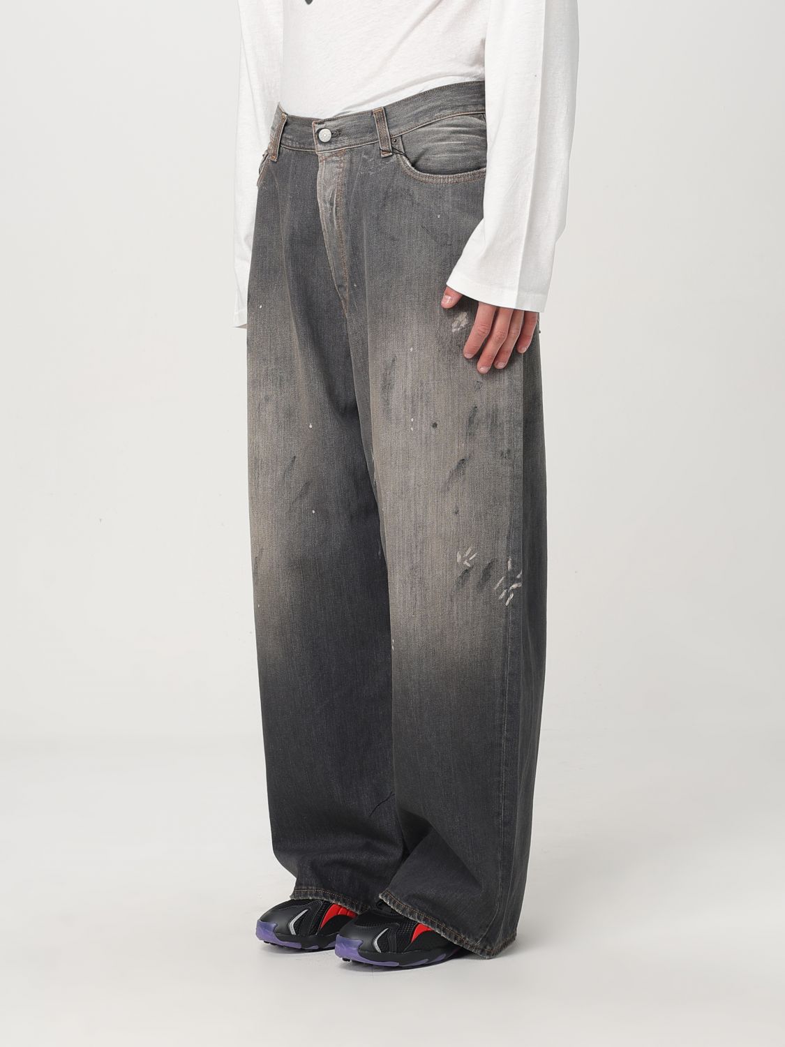 Wide-leg jeans - Black
