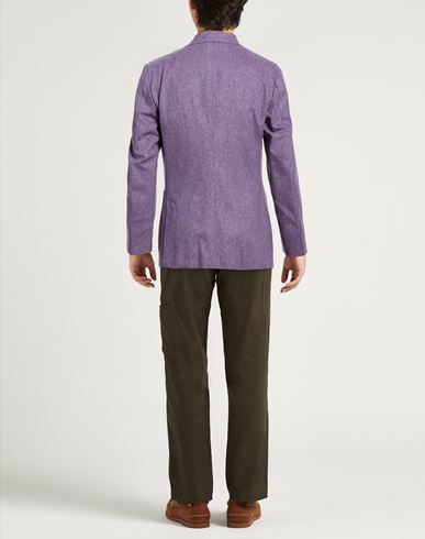Man Blazer Lilac Size 42 Wool