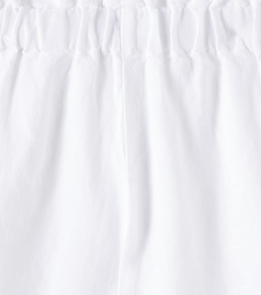 Linen Bermuda shorts