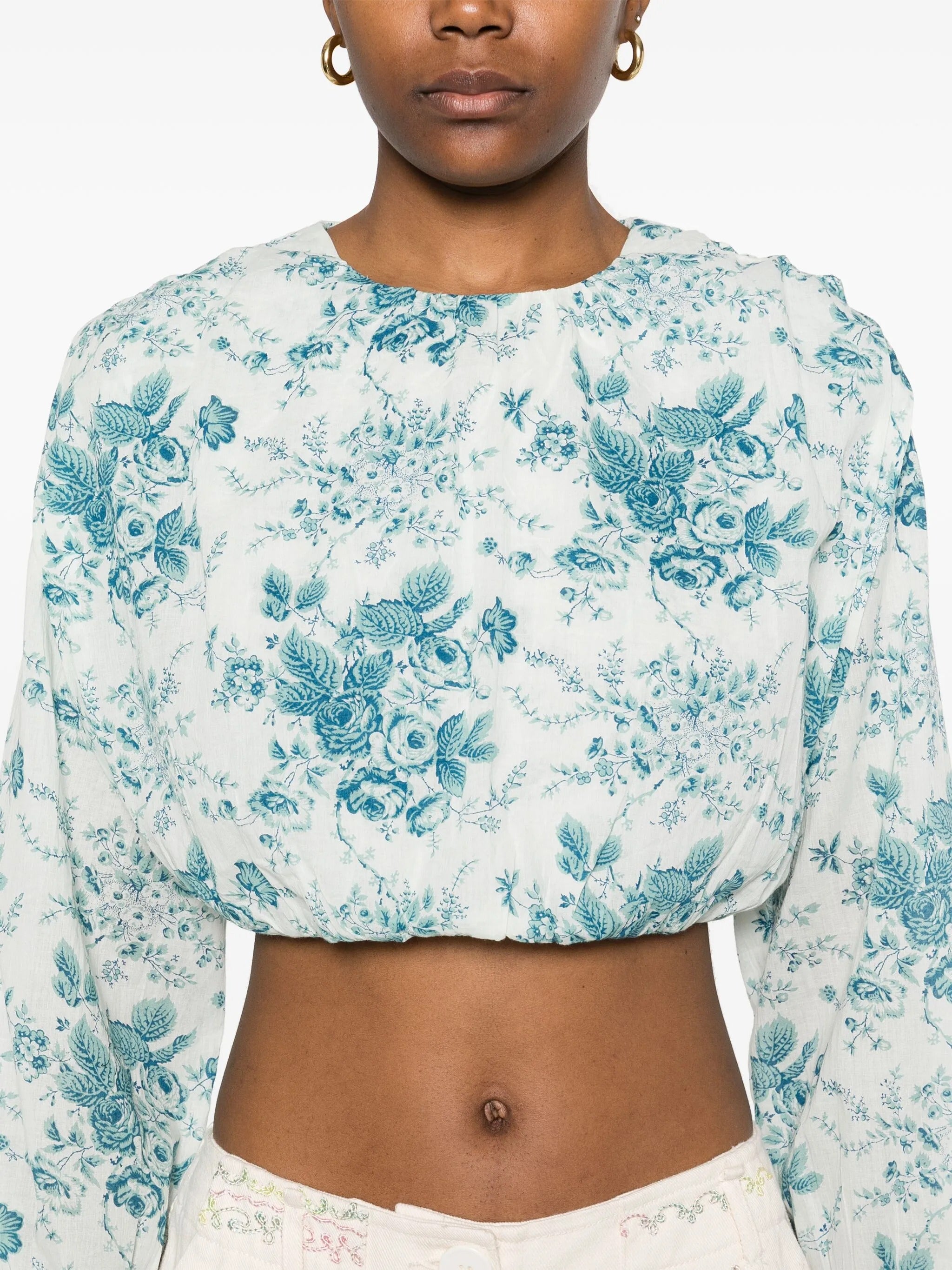 Antik Batik Cinz Crop Top