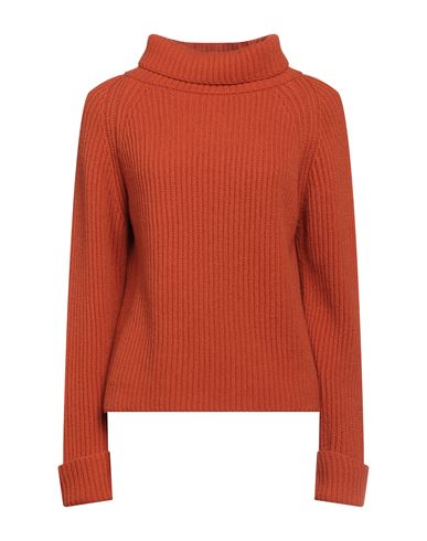Alpha Studio Woman Turtleneck Rust Size 2 Wool, Cashmere