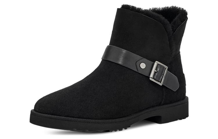 (WMNS) Romely Short Buckle Boot 'Black'